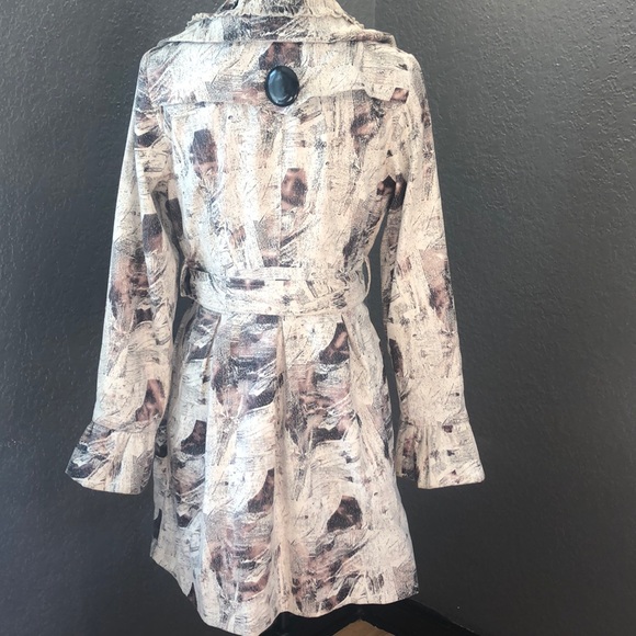 Pura Vida Victorian Trench Coat Snake skin Print - Picture 2 of 8